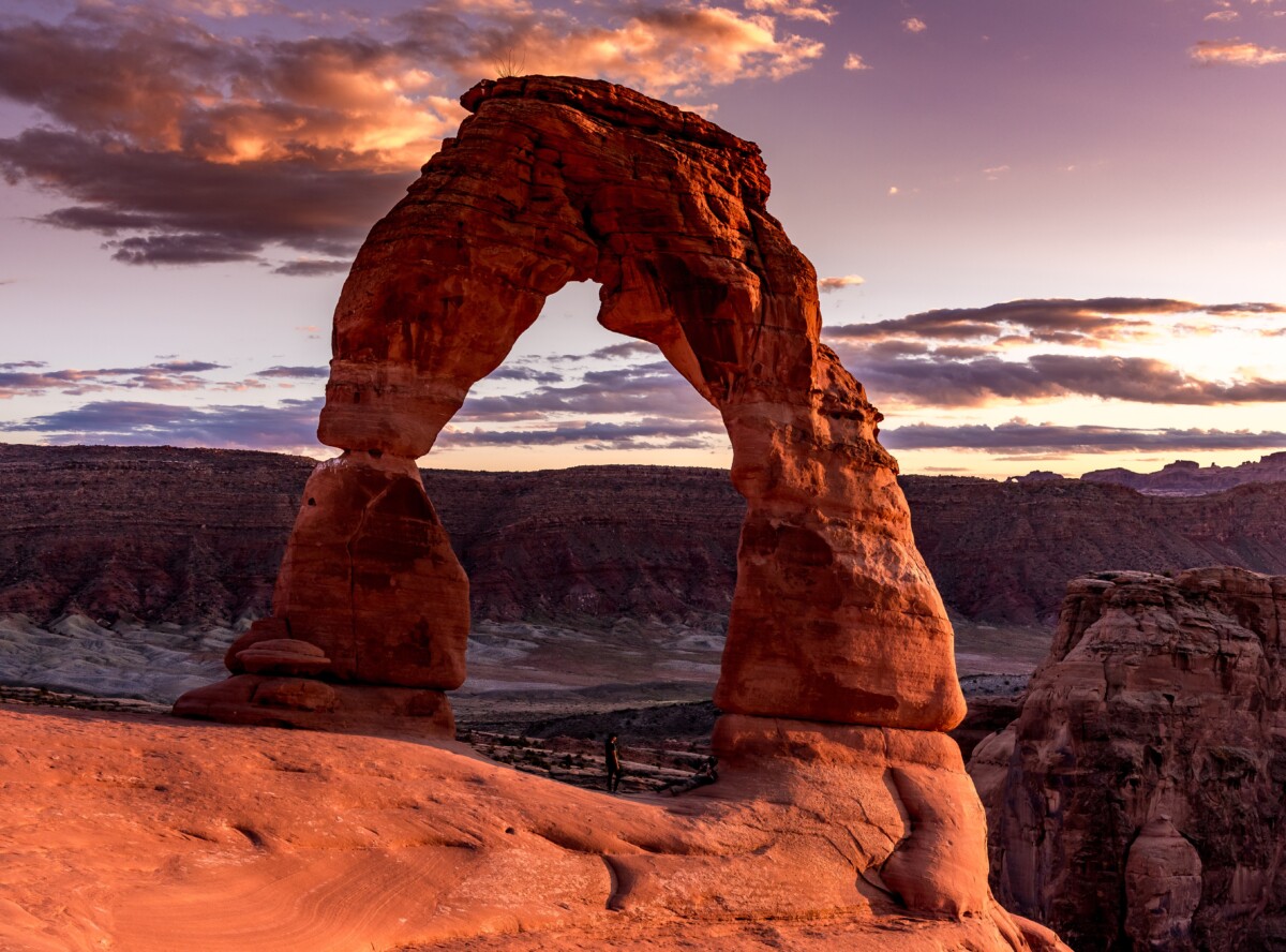 stone arch in Arches National Park