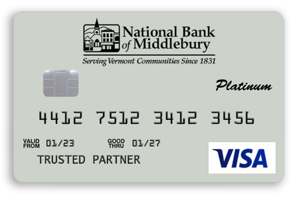 Visa & MasterCard Credit Cards - National Bank of Middlebury