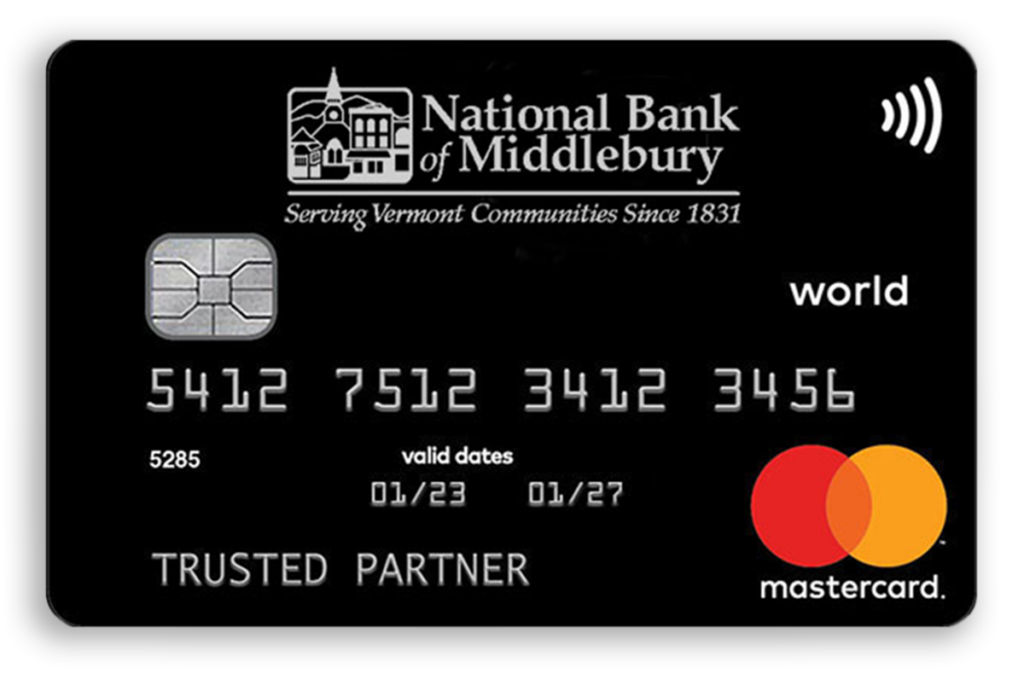 Visa & MasterCard Credit Cards - National Bank of Middlebury