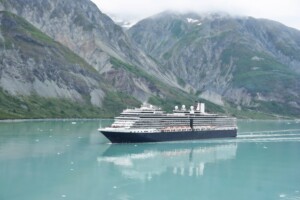 Cruise ship on Glacier Bay